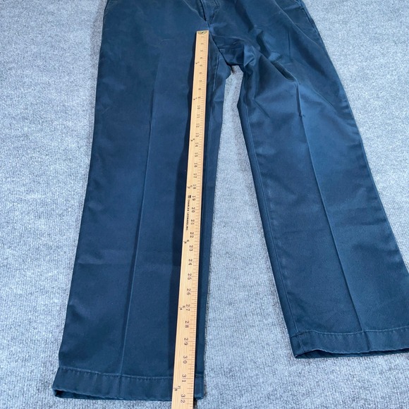 Jos. A. Bank Traveler Pants Men 34x32 Blue Flat Front Original Fit Cotton #AB475 - Picture 12 of 12